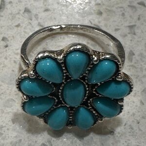 Turquoise Floral Women Jewelry